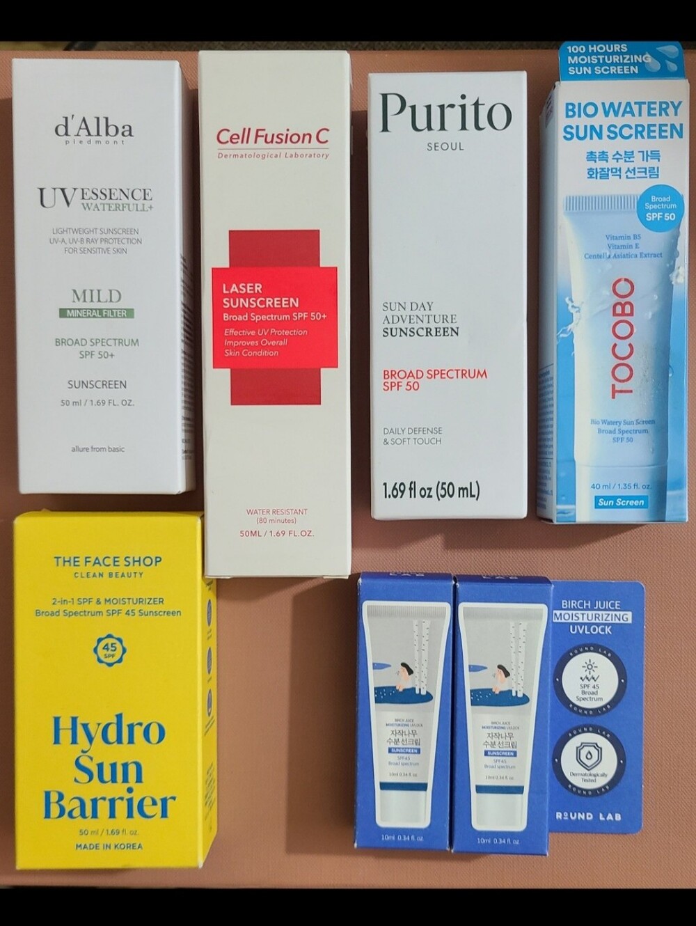 Korean SUNSCREEN BUNDLE - 6 brands, SEPHORA / OLIVE YOUNG